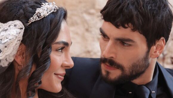 La telenovela "Hercai" es protagonizada por los actores Ebru Şahin y Akin Akinözü (Foto: Hercai / Mia Yapım)