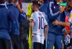 Frustración y decepción: el video de Lionel Messi al término del partido con Perú 