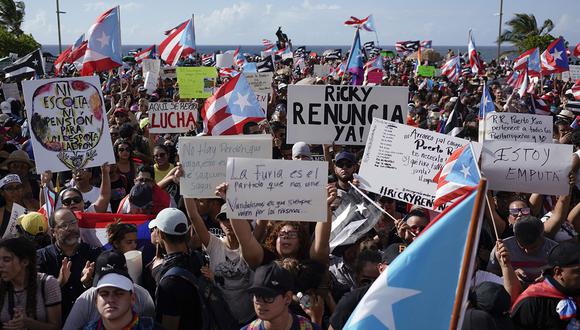 Las protestas en Puerto Rico contra su gobernador, Ricardo Rosselló, afecta al turismo en San Juan. (Foto: AFP)