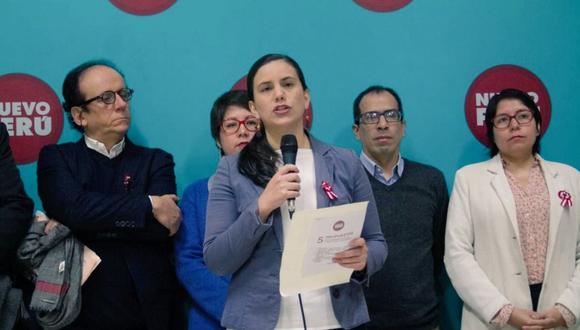 Nuevo Perú, liderado por Verónika Mendoza, acordó participar en las elecciones del 2020 en alianza con los partidos de Vladimir Cerrón y Yehude Simon. (Foto: GEC)