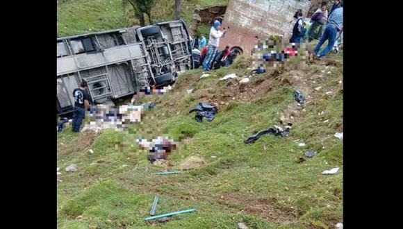 Sutrán confirma 20 muertos y 25 heridos por accidente en Pasco