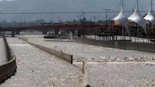 Río Rímac: caudal desciende levemente tras riesgo de desborde