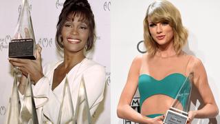 American Music Awards: ¿Taylor Swift alcanzará a Whitney Houston?