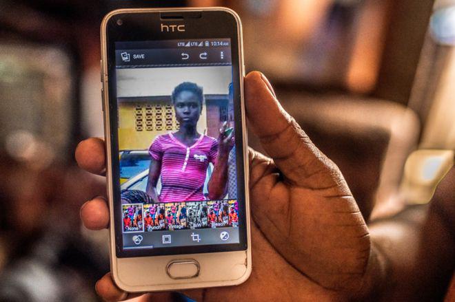 Una foto tomada a Mabinty días antes de su desaparición.