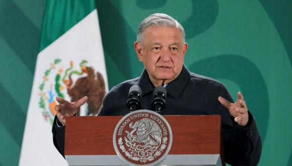 El mandatario mexicano, Andrés Manuel López Obrador, durante una rueda de prensa en el municipio de Panotla, en el estado de Tlaxcala. (Foto: EFE/Presidencia de México).
