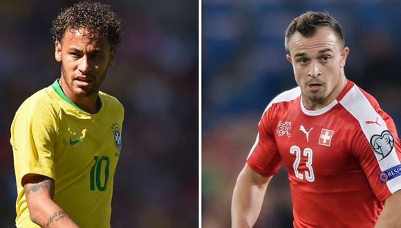 Las selecciones de Brasil y Suiza se estrenan en la presente edición del Mundial Rusia 2018 en un atractivo choque. Neymar será de la partida en 'La Canarinha'. (Foto: AFP)