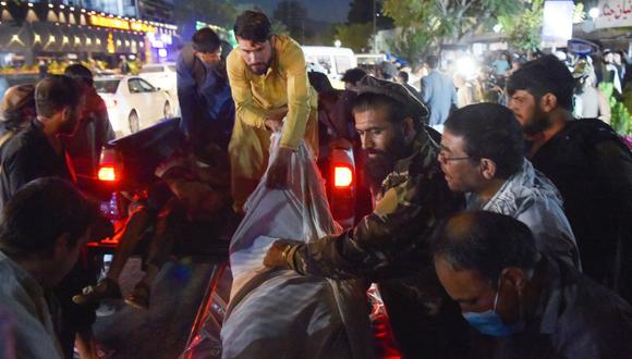Doble atentado en el aeropuerto de Kabul, Afganistán. (Wakil KOHSAR / AFP).