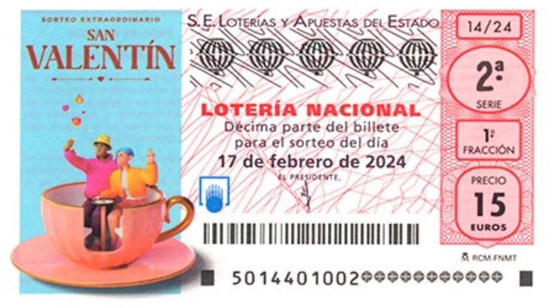 Lotería Nacional del sábado 17 de febrero: comprobar resultados del Sorteo de San Valentín