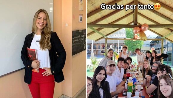 A través de TikTok, la docente compartió la sorpresa de sus alumnos por el Día del profesor en Chile. | FOTO: @misscata_ / TikTok
