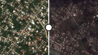 Tsunami en Tonga: las imágenes que revelan el antes y el después de la erupción del volcán