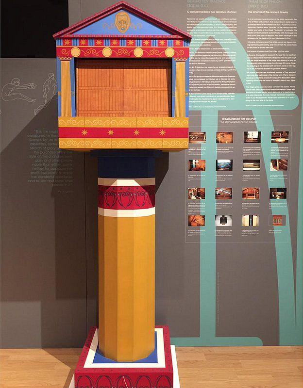 El teatro automático de Herón de Alejandría. (Foto cortesía del Museo Kotsanas).