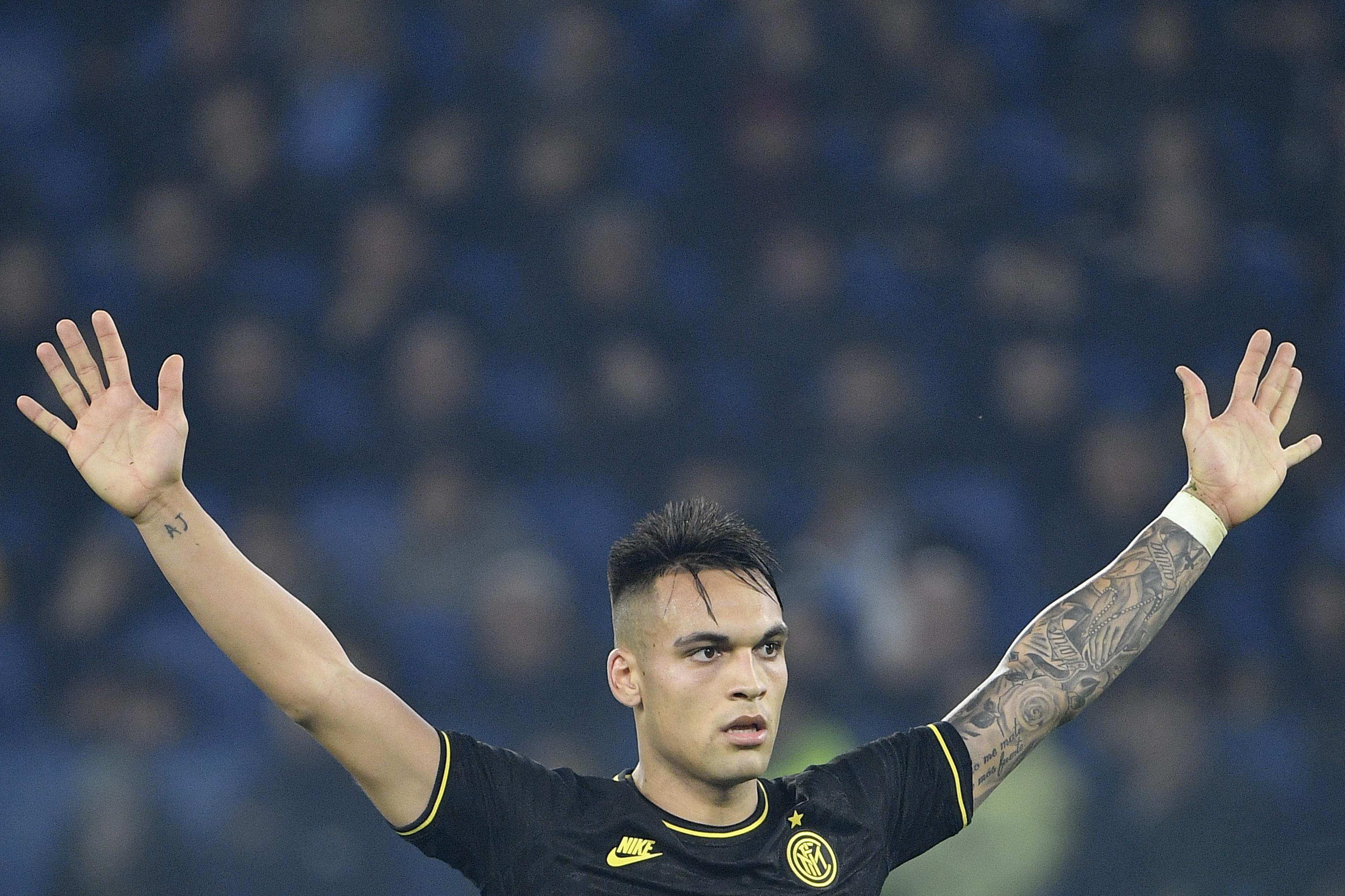Lautaro Martínez juega como delantero en el Inter de Milán. (Foto: AFP)
