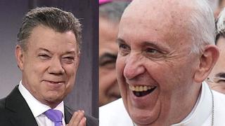 Colombia: Santos agradece al Papa por llamado a la "concordia"