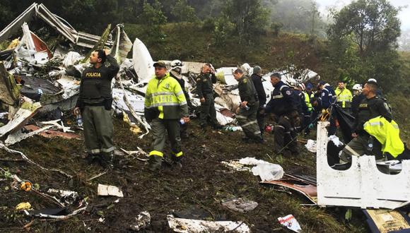 Chapecoense: Lo que se sabe del accidente aéreo en Colombia