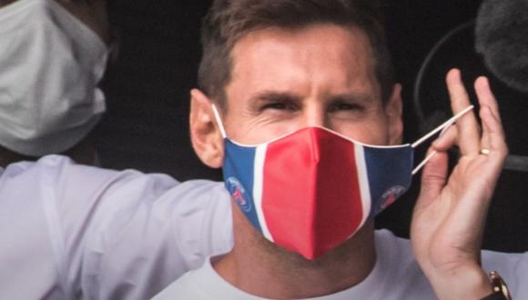 Detalle pasó desapercibido durante las primeras horas de Messi en París. (Foto: Agencias)