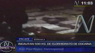 Policía incautó 300 kg. de droga de alta pureza en Barranca