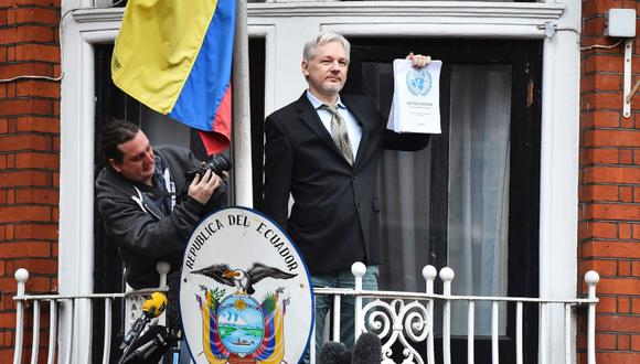 Ecuador gastó millones en espionaje para "proteger" a Assange, según medios. (Foto: AFP/Ben Stansall)