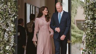 Kate Middleton lleva un look de ensueño para la boda real de Hussein de Jordania