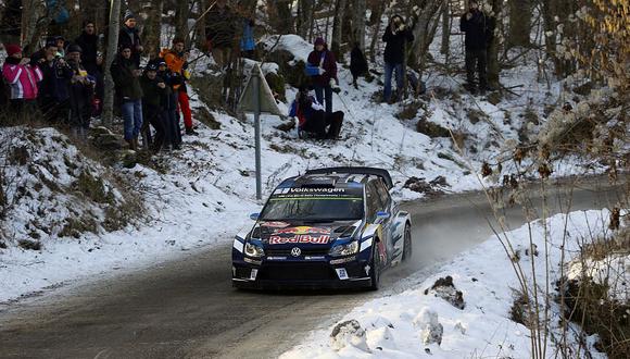 WRC: Sébastien Ogier lidera el Rally Montecarlo al segundo día