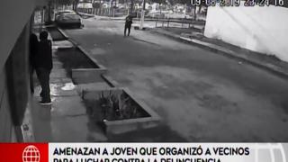 Hombre que organizó a sus vecinos contra la delincuencia recibe amenazas en SJM