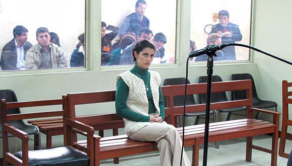 La sala penal antiterrorismo sentencia a Maritza Garrido Lecca a 20 años de prisión por el delito de terrorismo. En el 2006 le dieron cinco años más. (Foto: Poder Judicial)