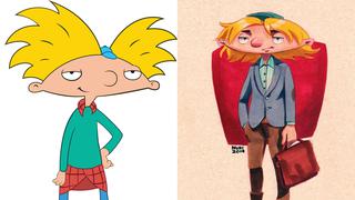 "Hey Arnold": así lucirían los personajes en la actualidad