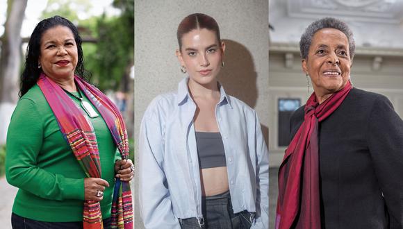 Este 2022, las peruanas Eva Ayllón (izquierda), Nicole Zignago (centro) y Susana Baca (derecha) compiten por sus respectivas categorías en los Latin Grammy. (Fotos: GEC)