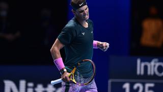 Rafael Nadal se impuso en dos sets seguidos a Andrey Rublev por la ATP Finals 2020