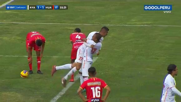 Gol de Othoniel Arce para el 1-1 en Ayacucho FC vs. Sport Huancayo. (Video: GOLPERU)
