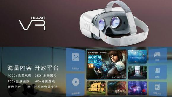 Huawei presentó visor de realidad virtual