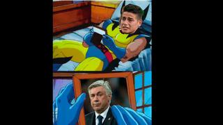 Facebook: James Rodríguez víctima de memes tras despido de Ancelotti
