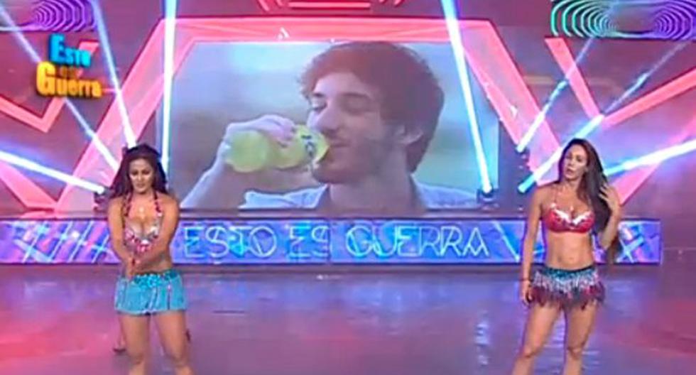Melissa Loza y Kathy García se enfrentan en reto de baile. (Foto: América TV)