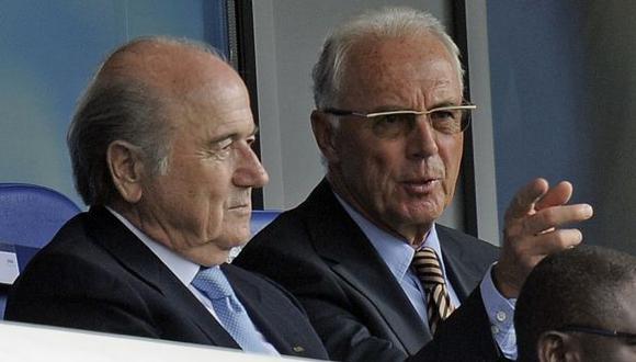 Beckenbauer y Joseph Blatter unidos de nuevo: "No hay rencor"