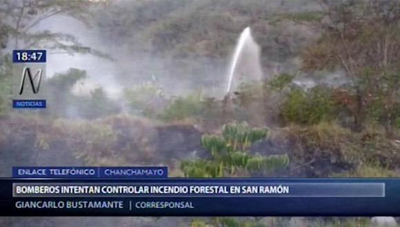 Los rescatistas de San Ramón y La Merced continúan trabajando; sin embargo, sus precarios equipos estarían dificultando el trabajo. (Foto: Captura Canal N)