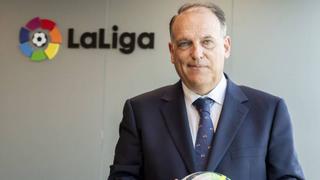 El presidente de LaLiga criticó a Florentino Pérez y lo acusa de dañar reputación del torneo