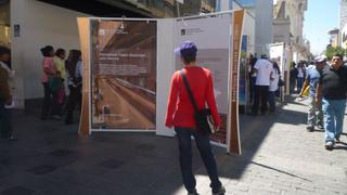Arequipa: instalan muestra sobre los usos y beneficios del cobre en vía peatonal