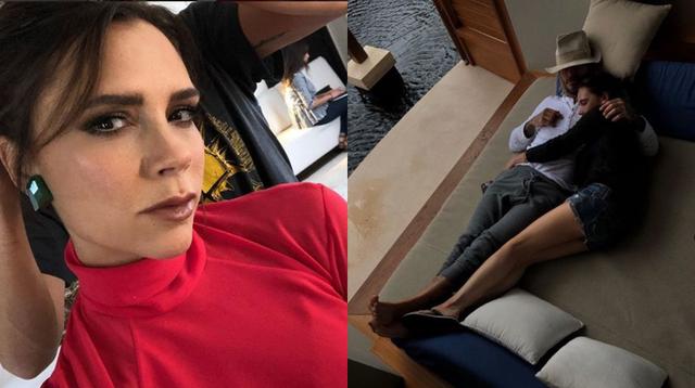 Victoria Beckham recurrió a las redes sociales para expresar su amor a su esposo, el ex futbolista Davide Beckham. "Feliz Día de San Valentín. Te amo mucho  @davidbeckham @brooklynbeckham @romeobeckham @cruzbeckham #harper", publicó   (Foto: Instagram)