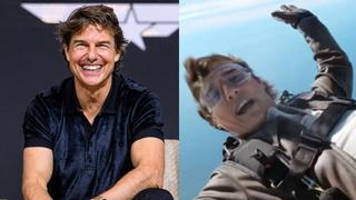 Tom Cruise agradece a sus fanáticos por el apoyo a “Top Gun: Maverick” lanzándose de un avión: “Soy muy afortunado”