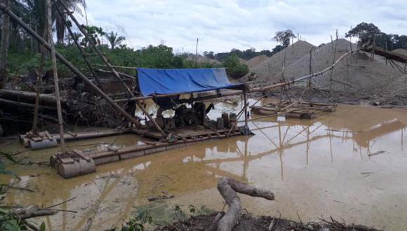 La Pampa: destruyen balsas utilizadas en la minería ilegal