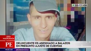 El Agustino: sujeto con varias denuncias fue asesinado a pocos metros de su casa