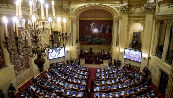 Congreso de Colombia ratifica Acuerdo de Escazú tres años después de su firma. (RAUL ARBOLEDA / AFP).