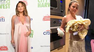 Chrissy Teigen muestra la realidad después del parto