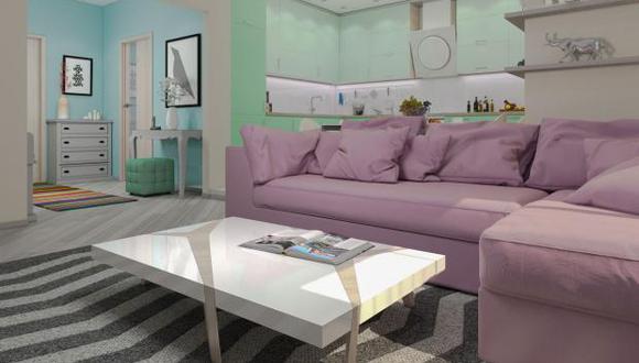 Los tonos pastel pueden ir tanto en las paredes como en los muebles. (Foto: Shutterstock)