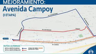 San Juan de Lurigancho: este es el plan de desvíos por obras en Av. Malecón Checa