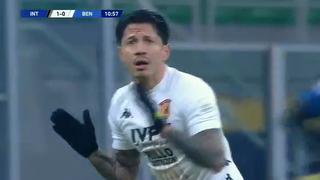 Inter de Milán vs. Benevento: Gianluca Lapadula se volvió loco reclamando un penal | VIDEO
