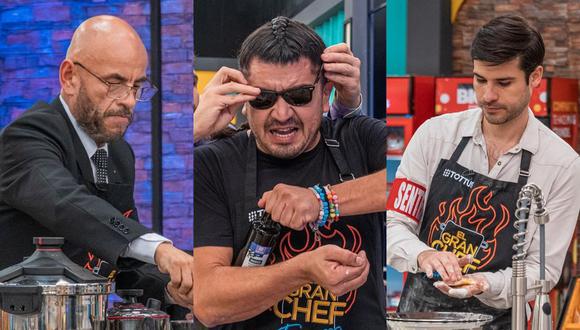 Jesús Neyra, Mr. Peet y Mauricio Mesones cayeron en noche de eliminación de "El gran chef famosos". (Foto: Latina)