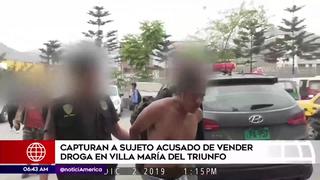 Cae sujeto que vendía droga en Villa María del Triunfo