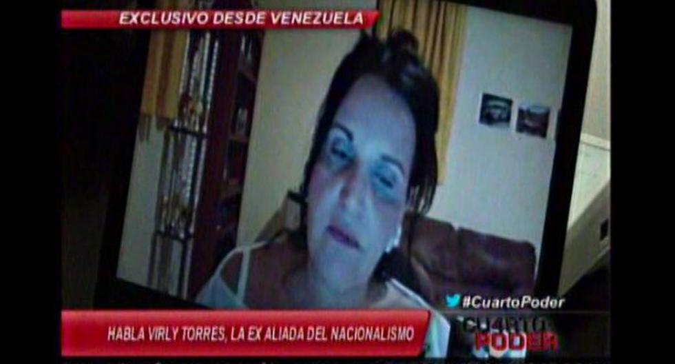 Virly Torres es una exdiplomática venezolana y exaliada del nacionalismo. (Foto: Captura)