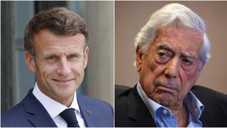 Mario Vargas Llosa se reunirá con Emmanuel Macron en su camino hacia la Academia Francesa