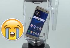 Samsung Galaxy S7: así quedó el smartphone luego de ser licuado